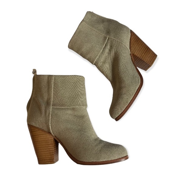 Rag & bone Newbury canvas booties - Picture 6 of 14